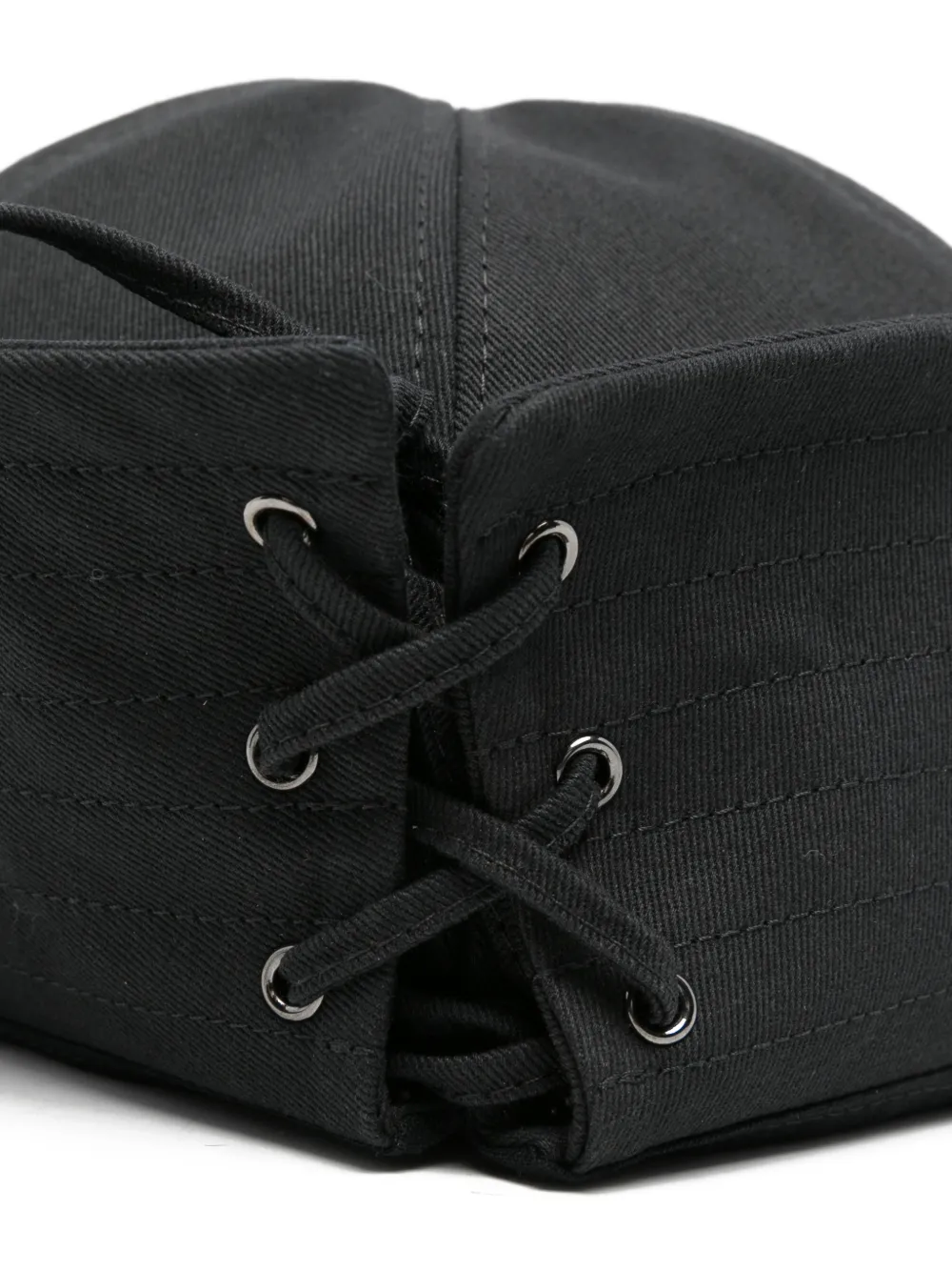  Namacheko Lace-up Hat - Black 