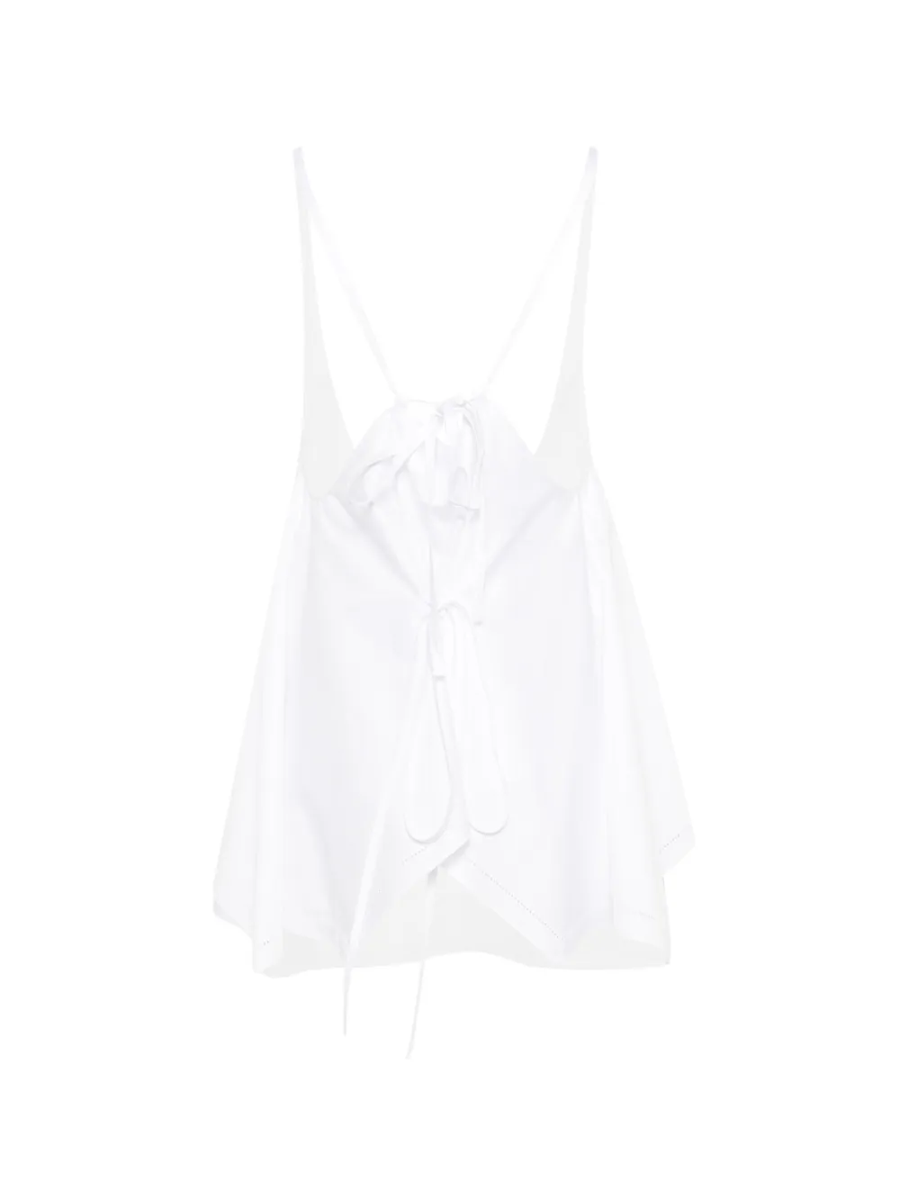  Low Classic Tie Detail Blouse - White 