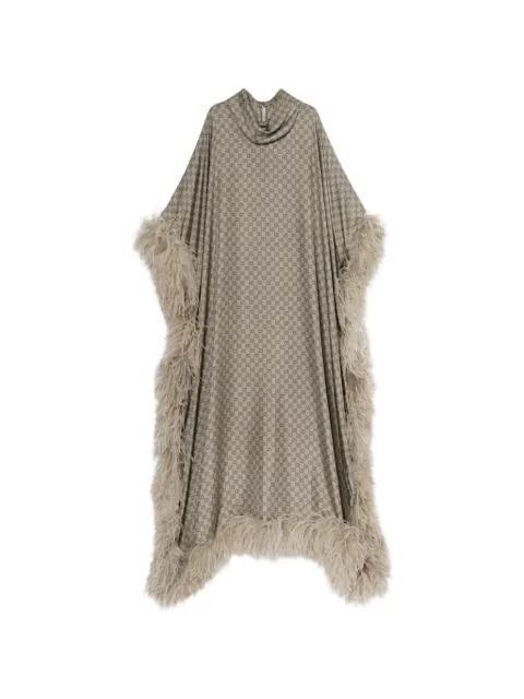 Gucci printed silk maxi dress