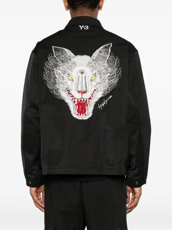 Y-3 x Mercedes-AMG Petronas F1 logo-detail Jacket | Black