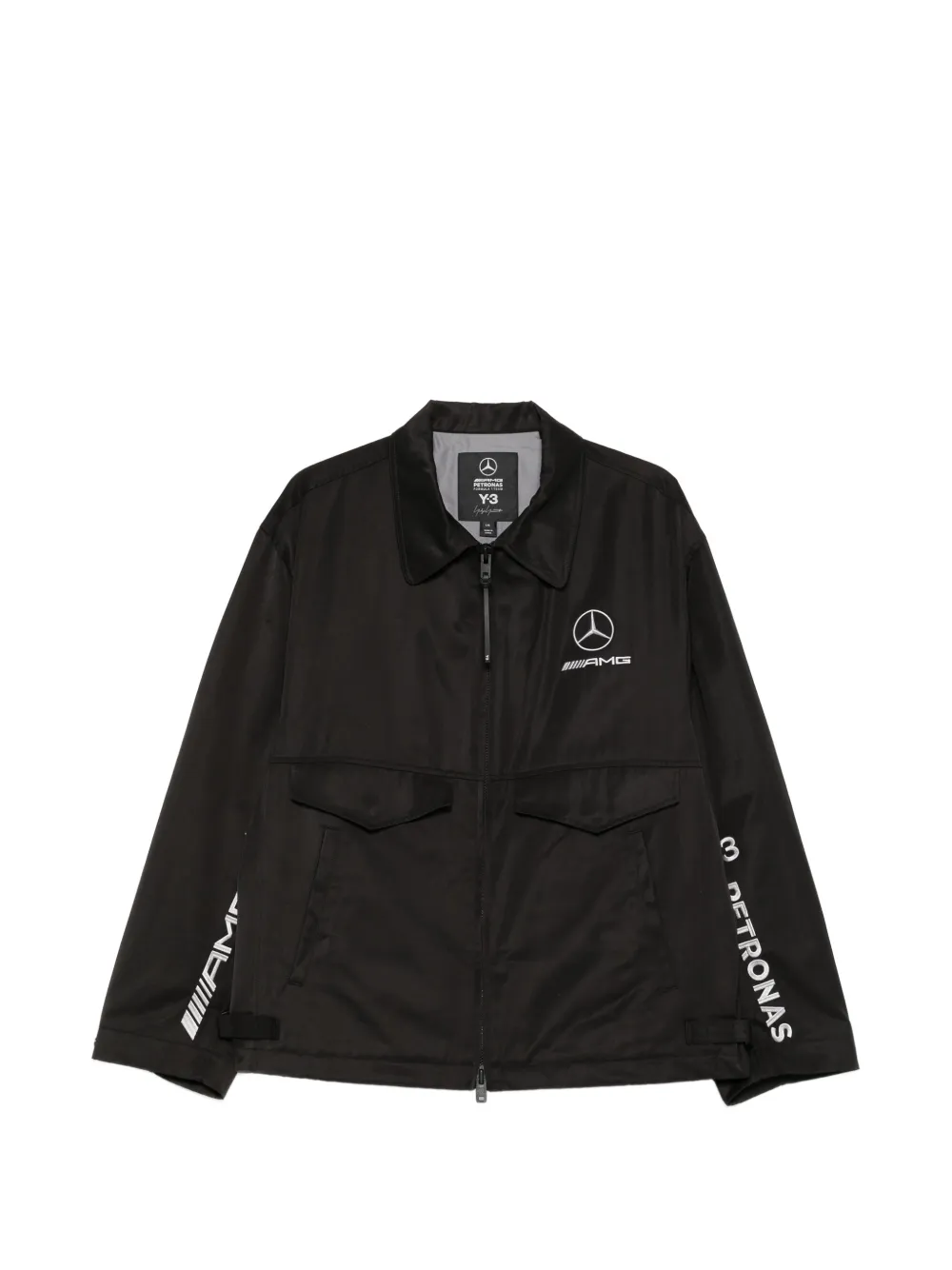 Y-3 x Mercedes-AMG Petronas F1 logo-detail jacket - Nero