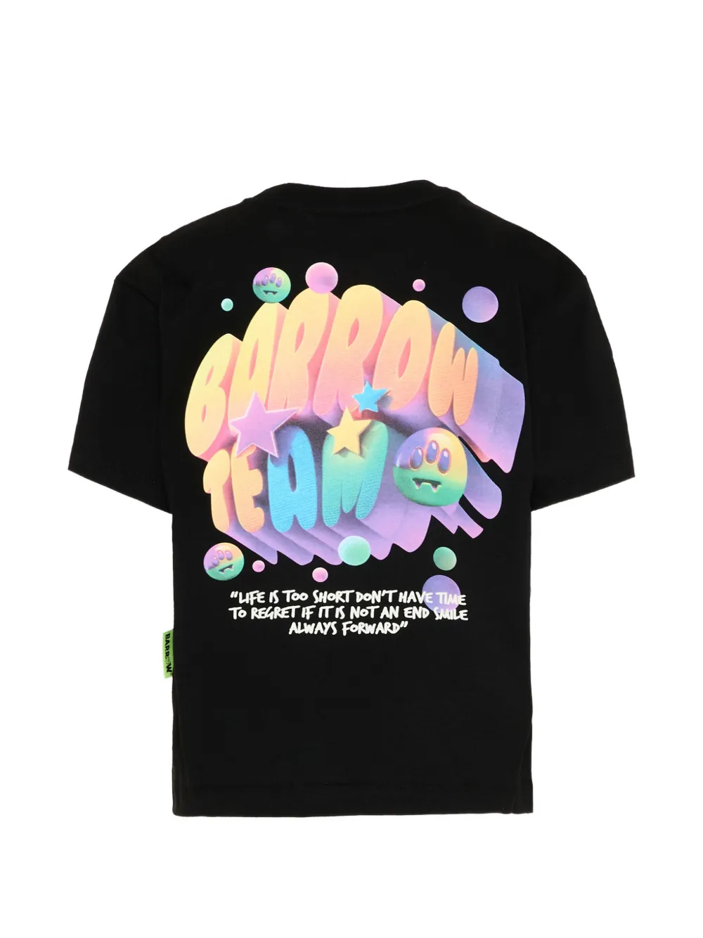 Barrow kids T-shirt met grafische print Zwart