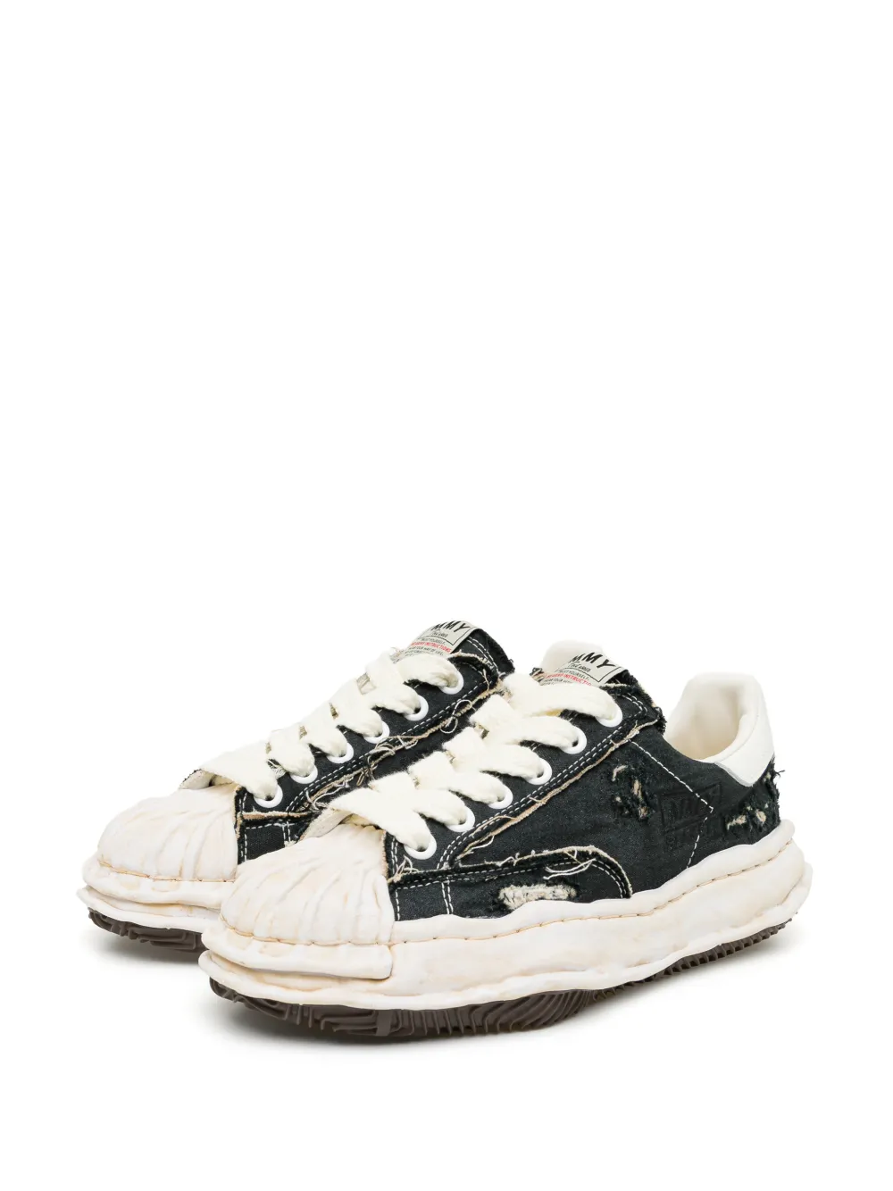 Maison MIHARA YASUHIRO Hank low-top sneakers Zwart