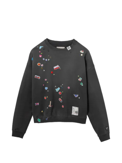 Maison MIHARA YASUHIRO sudadera con estampado Kids Sticker