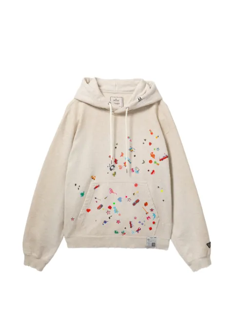 Maison MIHARA YASUHIRO all-over graphic print hoodie