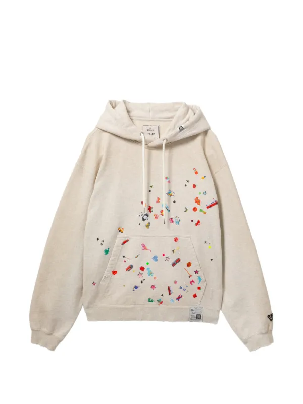 Maison MIHARA YASUHIRO グラフィック パーカー | グレー | FARFETCH JP