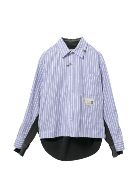 Maison MIHARA YASUHIRO camisa con paneles