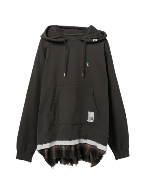 Maison MIHARA YASUHIRO logo-embroidered hoodie