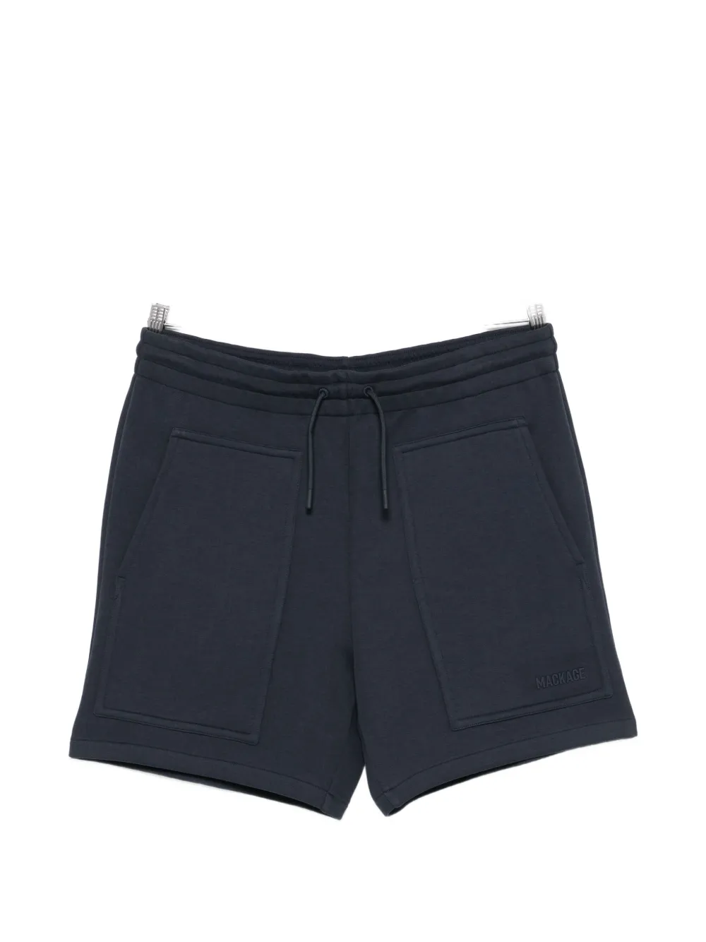 Mackage Elwood-R patch-pocket drawstring shorts - Blu