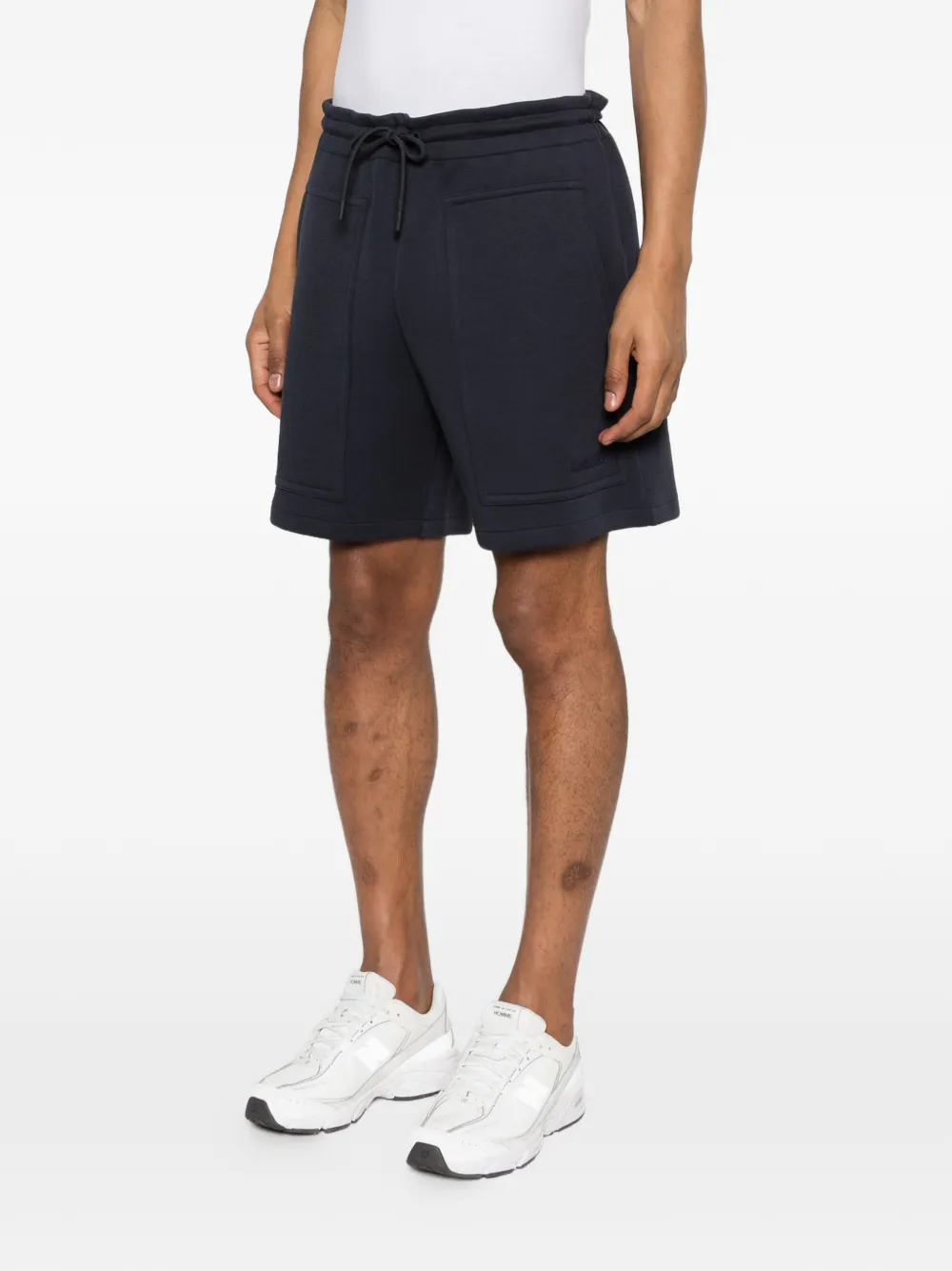  Mackage Elwood-r Patch-pocket Drawstring Shorts - Blue 