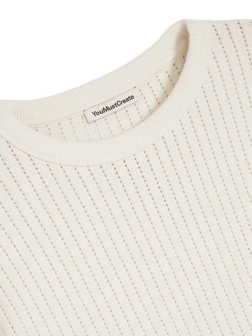 Ymc Fauss Crew-neck Sweater - Neutrals 