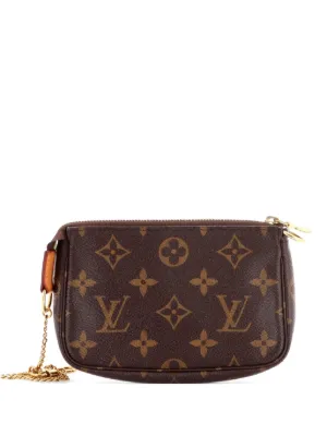 Louis Vuitton Pre-Owned 2022 モノグラム ミニ ポシェット アクセ