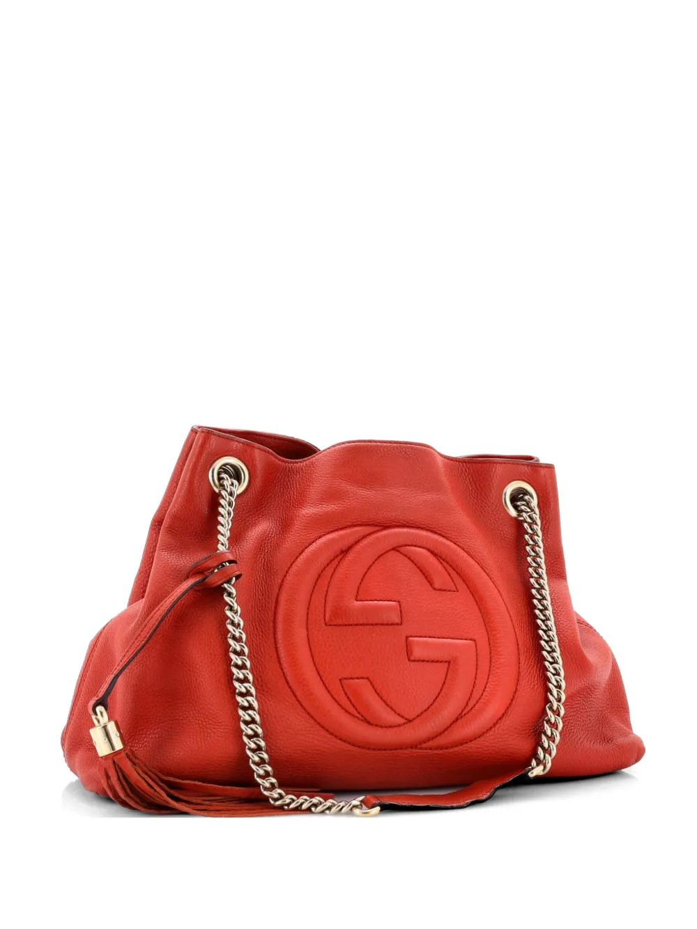 Gucci Pre-Owned Soho Chain Strap Leather Medium shoulder bag - Rosso