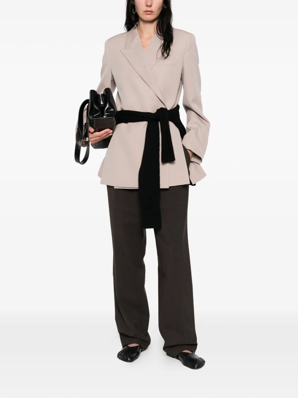 MM6 Maison Margiela Plooibroek Bruin