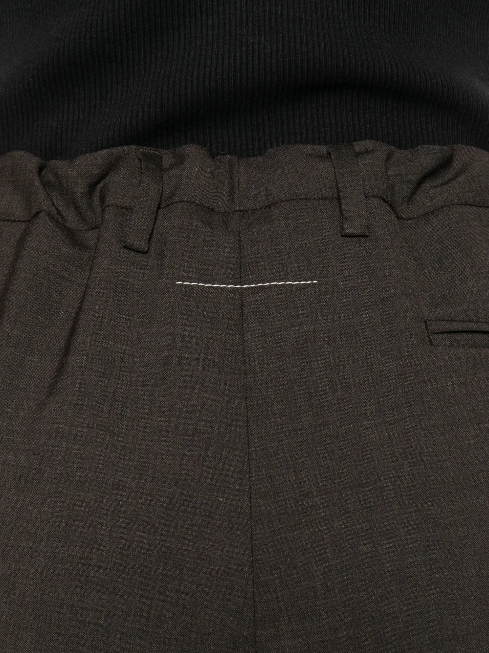 MM6 Maison Margiela Plooibroek Bruin