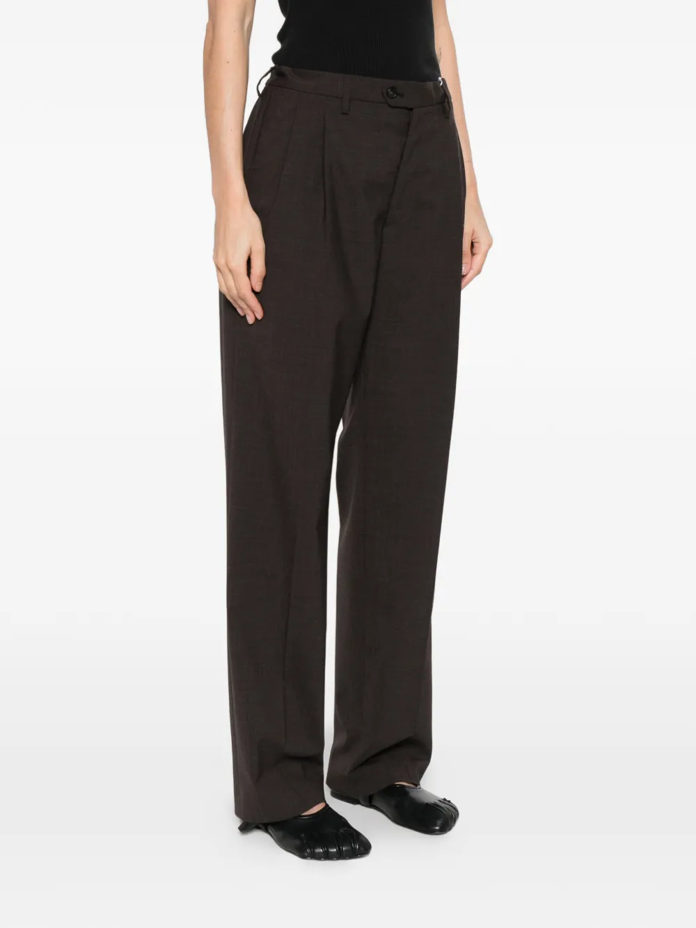 MM6 Maison Margiela Plooibroek Bruin