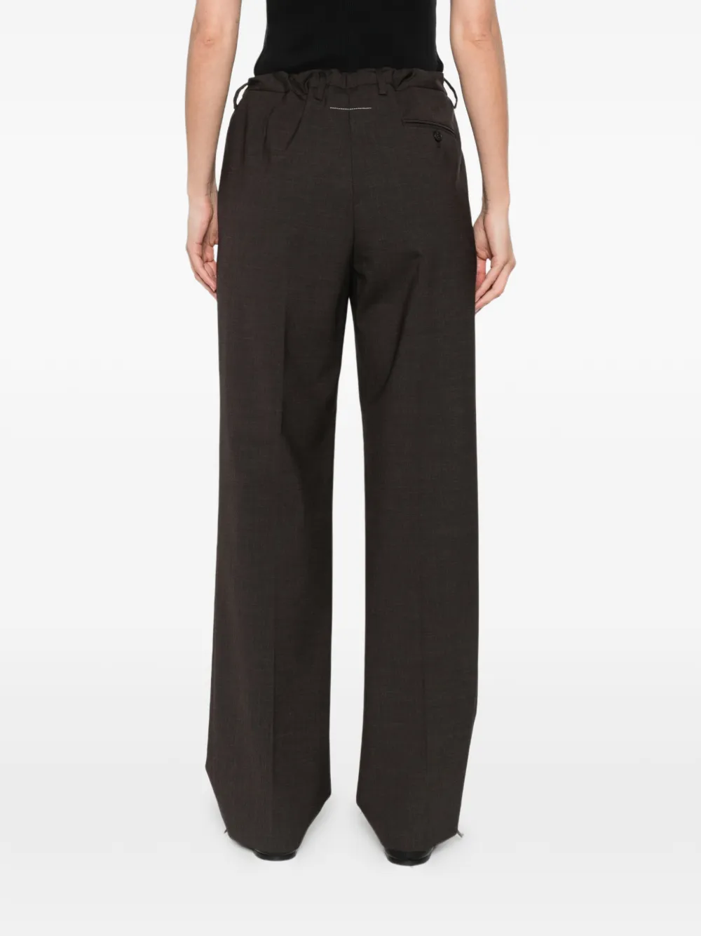 MM6 Maison Margiela Plooibroek Bruin