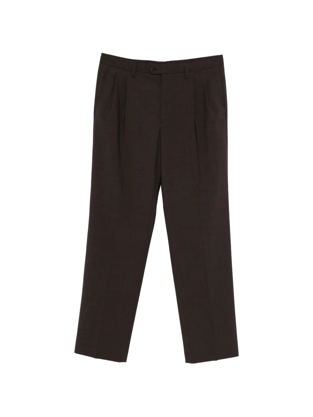 MM6 Maison Margiela pleated trousers - Marrone