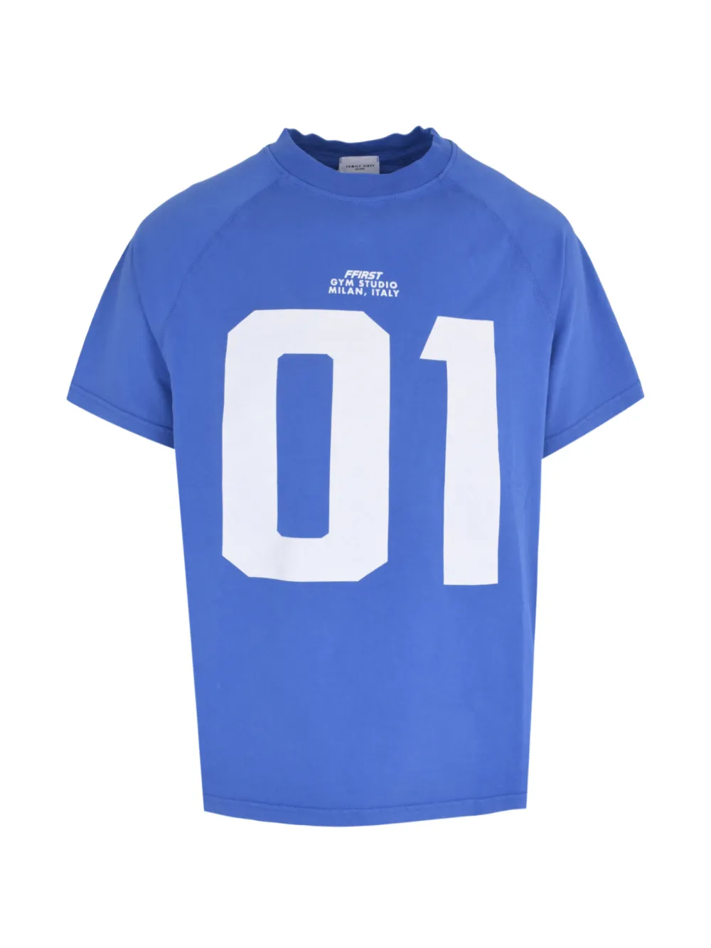 Family First T-shirt girocollo - Blu