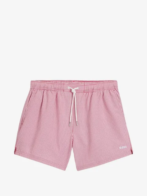 BOSS Velvetfish striped swim shorts