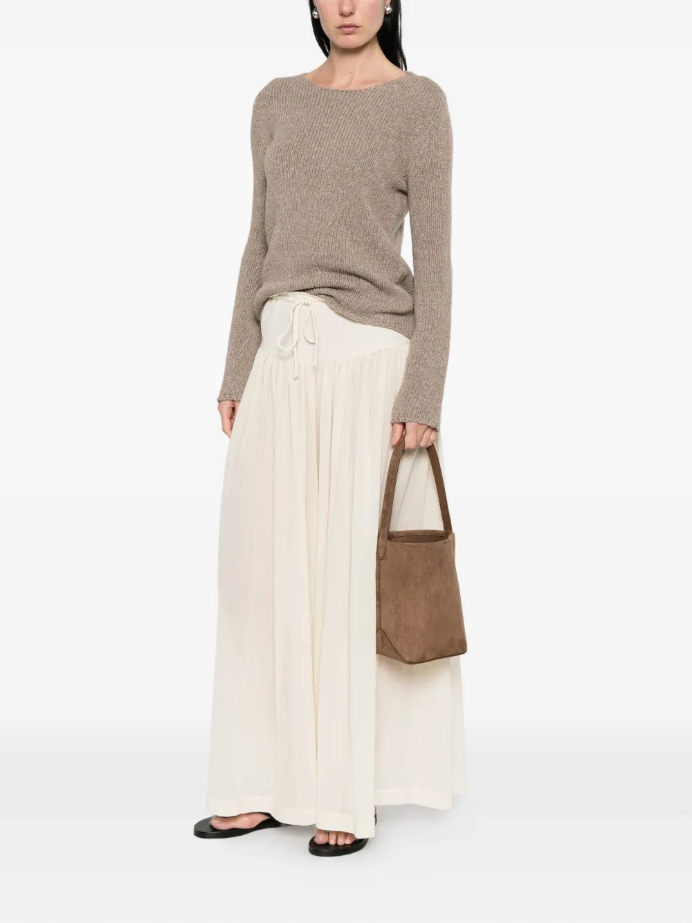  The Row Small N/s Park Top-handle Bucket Bag - Brown 
