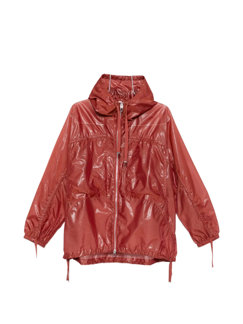 Duno Karta hooded zip jacket - Rosso