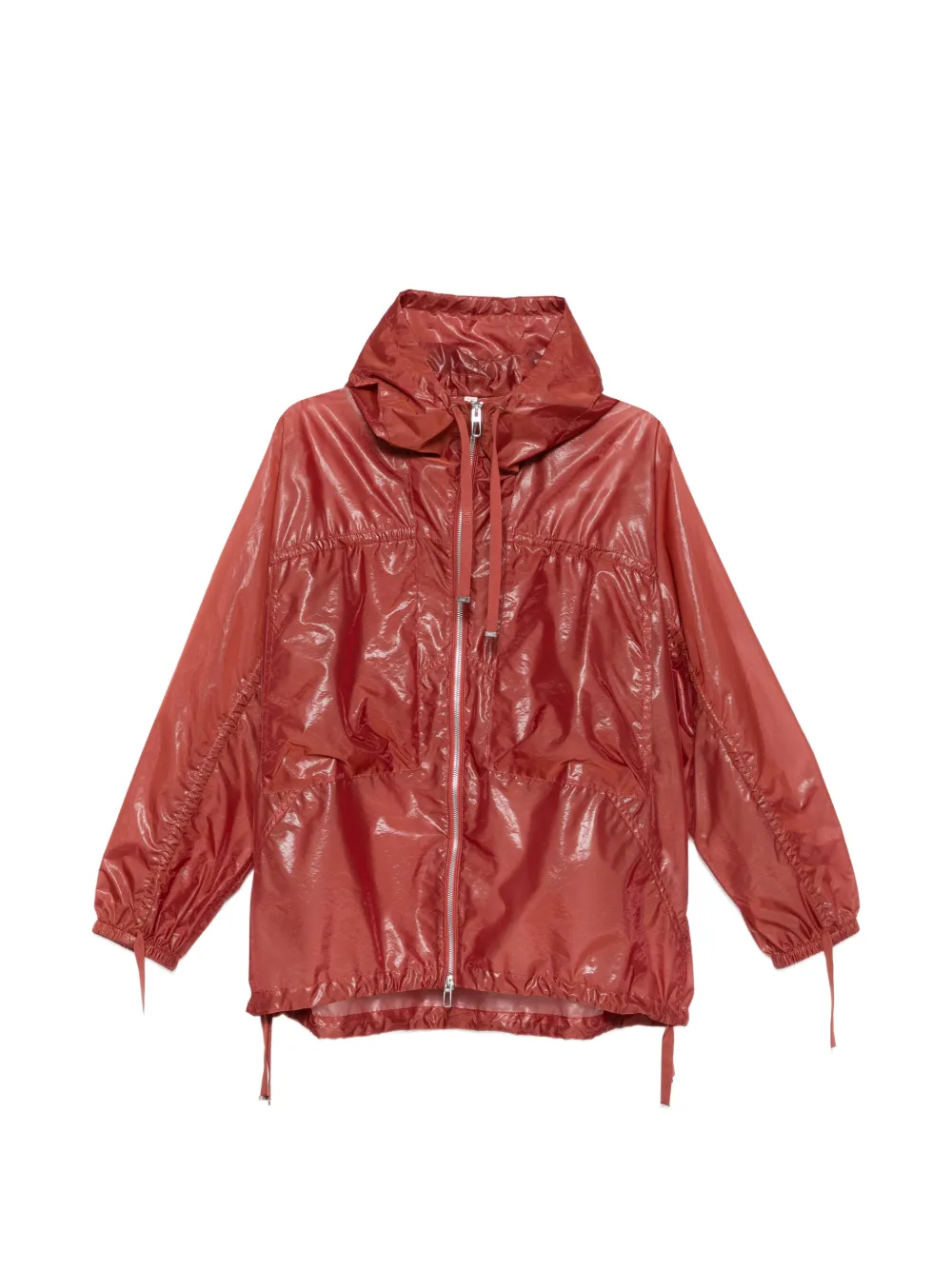 Duno Karta hooded zip jacket - Rosso