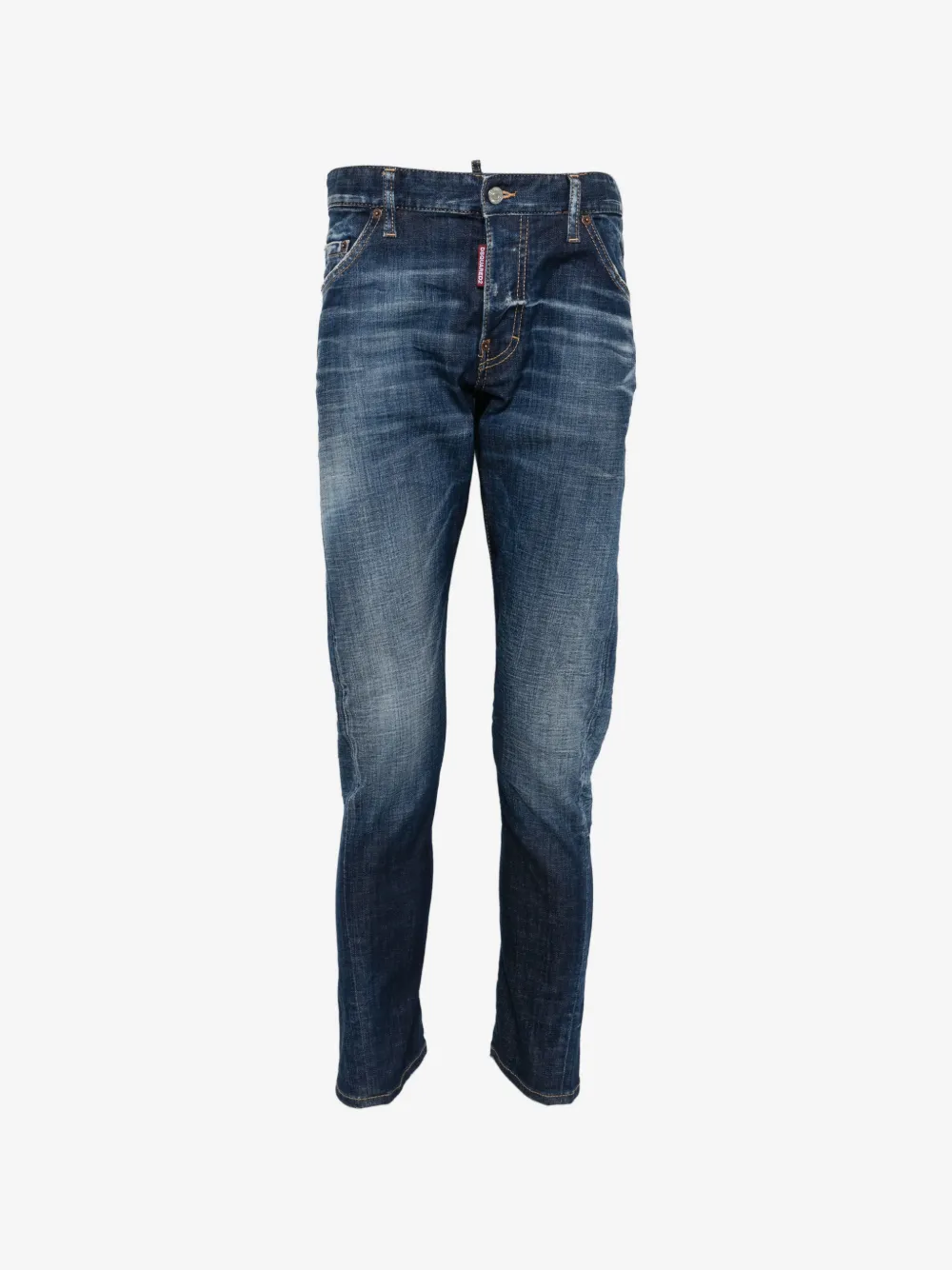 DSQUARED2 logo-patch belt-loop jeans | Blue | Image 1