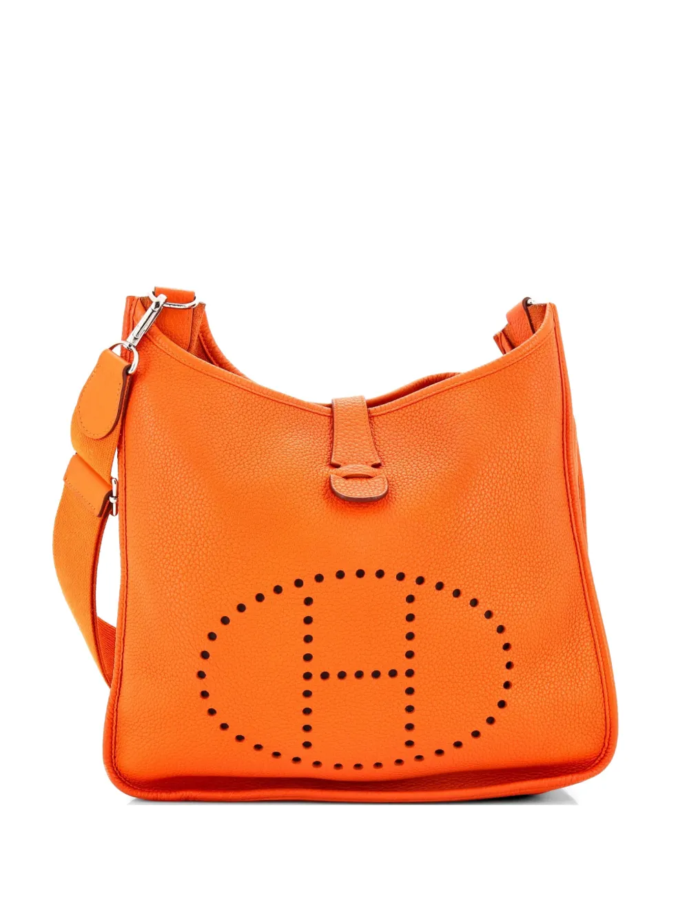 Hermès Pre-Owned Evelyne Bag Gen III Clemence GM crossbody bag - Orange