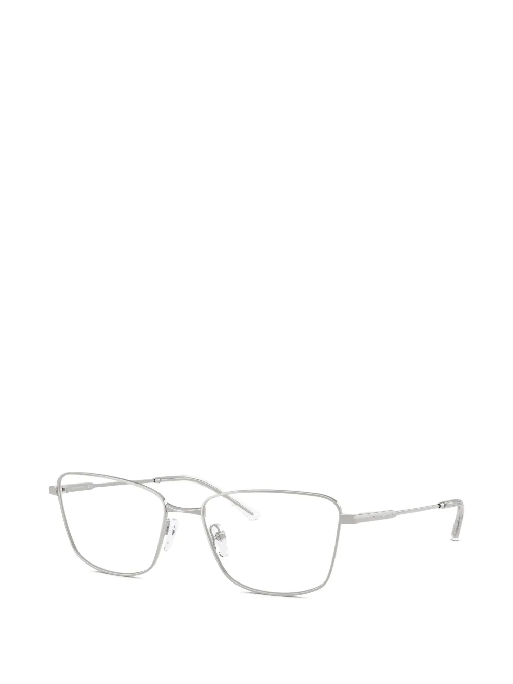  Emporio Armani Square-frame Glasses - Silver 
