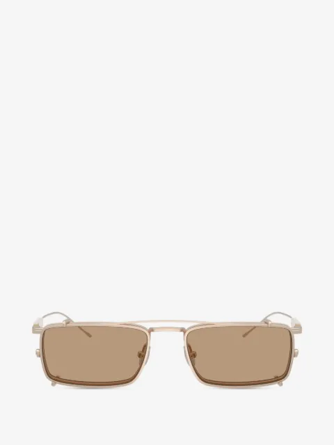 Brunello Cucinelli rectangle-frame glasses