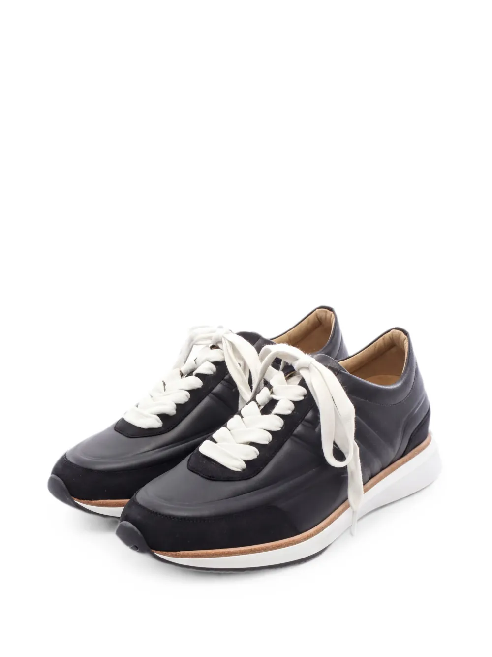 Hermès Pre-Owned 2010s Yeezy leather sneakers - Nero