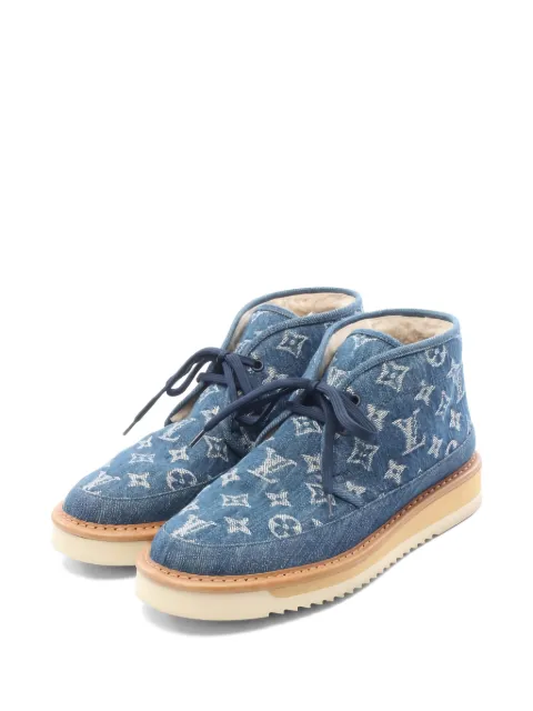 Louis Vuitton Pre-Owned x NIGO 2020 monogram boots
