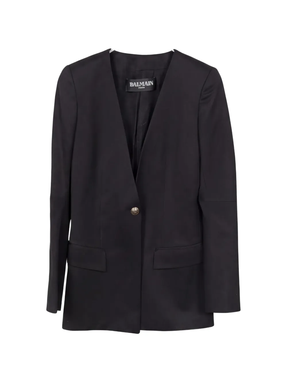 Balmain Pre-Owned Giacca in lana anni 2000 - Nero