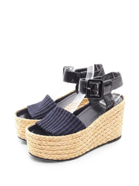 Celine Pre-Owned alpargatas con cuña 2010
