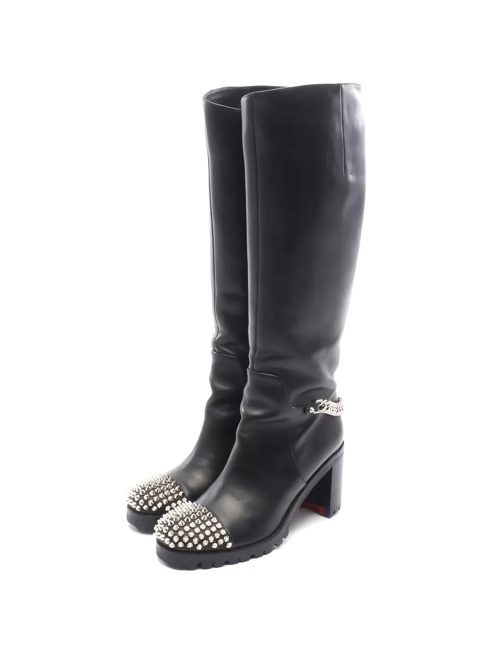 Christian Louboutin Pre-Owned Stivali 37 con borchie anni 2000 - Nero