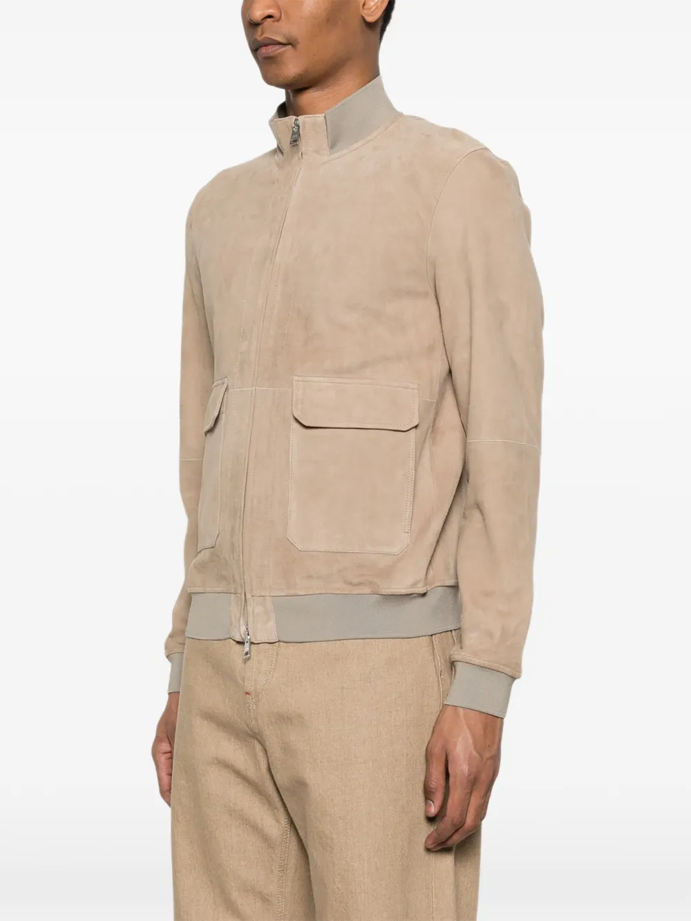 Duno Pocket Zip Coat - Neutrals 