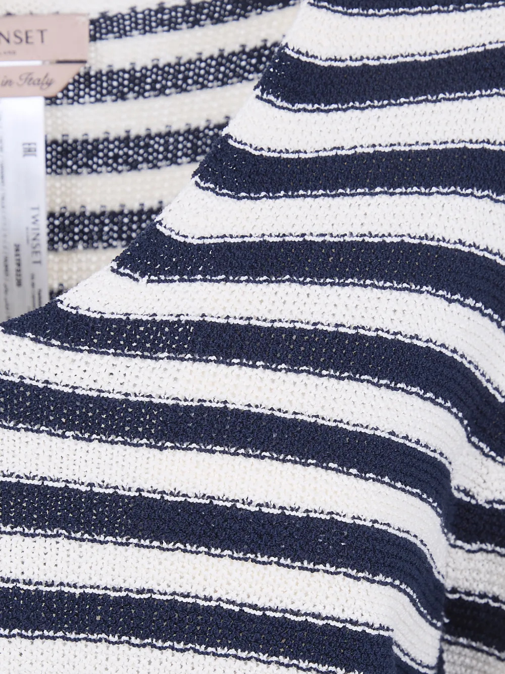  Twinset Jersey De Punto A Rayas - Azul 
