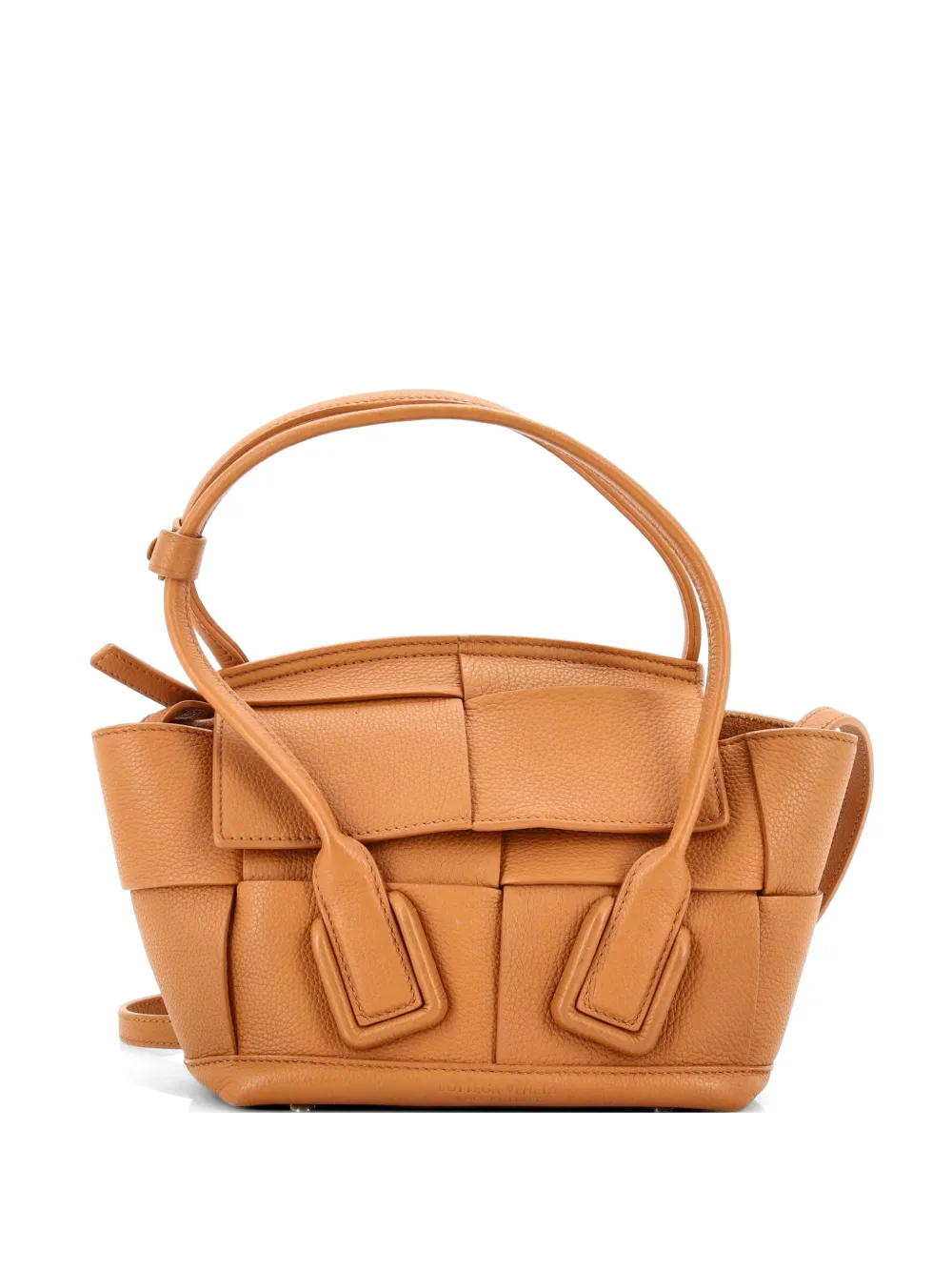 Bottega Veneta Pre-Owned Arco Bag Maxi Intrecciato Leather Small shoulder bag - Marrone