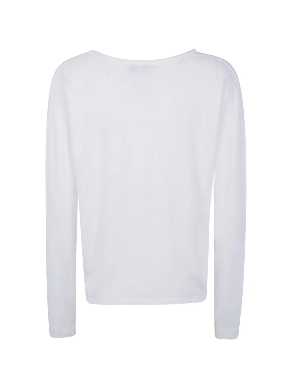  Base Pull En Maille à Col V - Blanc 