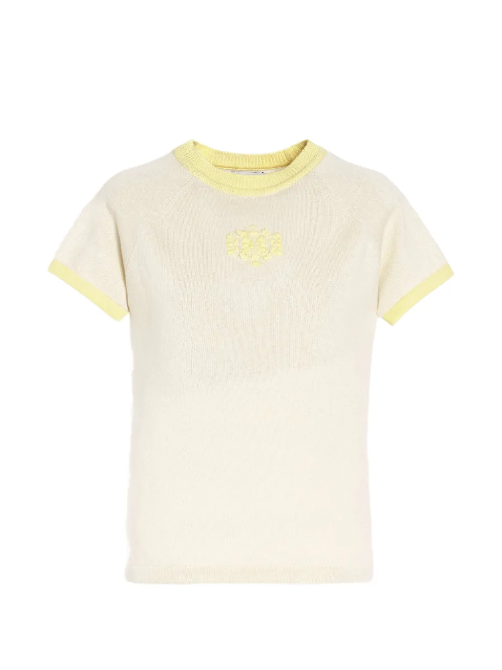 Barrie Logo Cashmere T-shirt In Neutral
