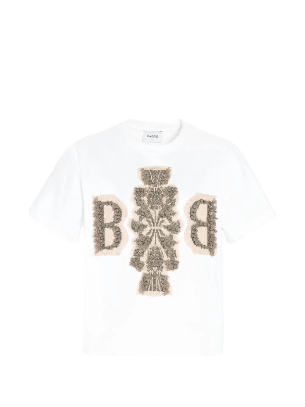 Barrie Logo Cropped T-shirt In White