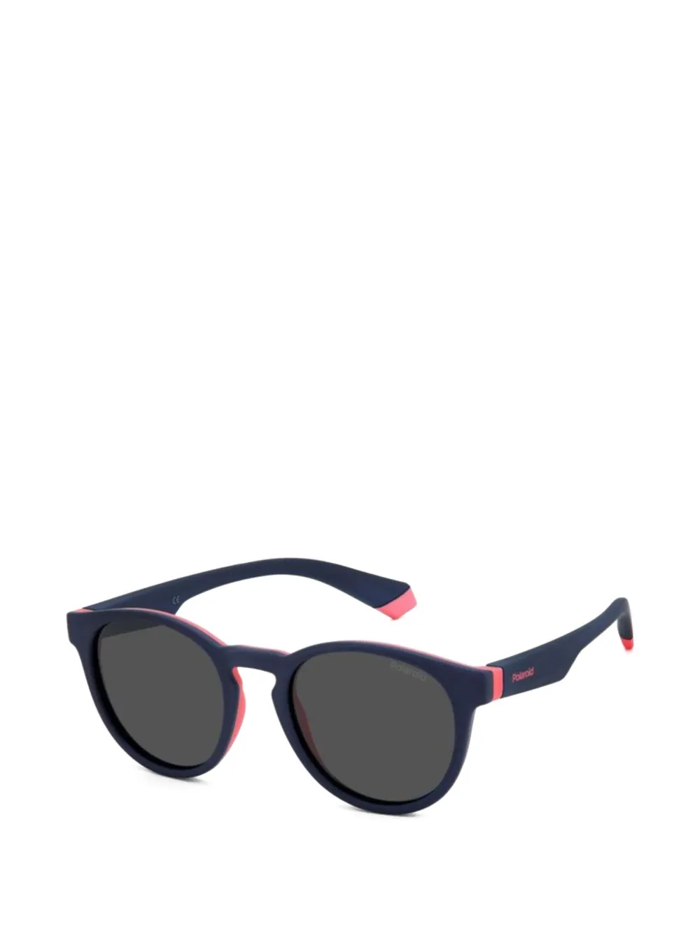  Polaroid Oval-frame Sunglasses - Blue 