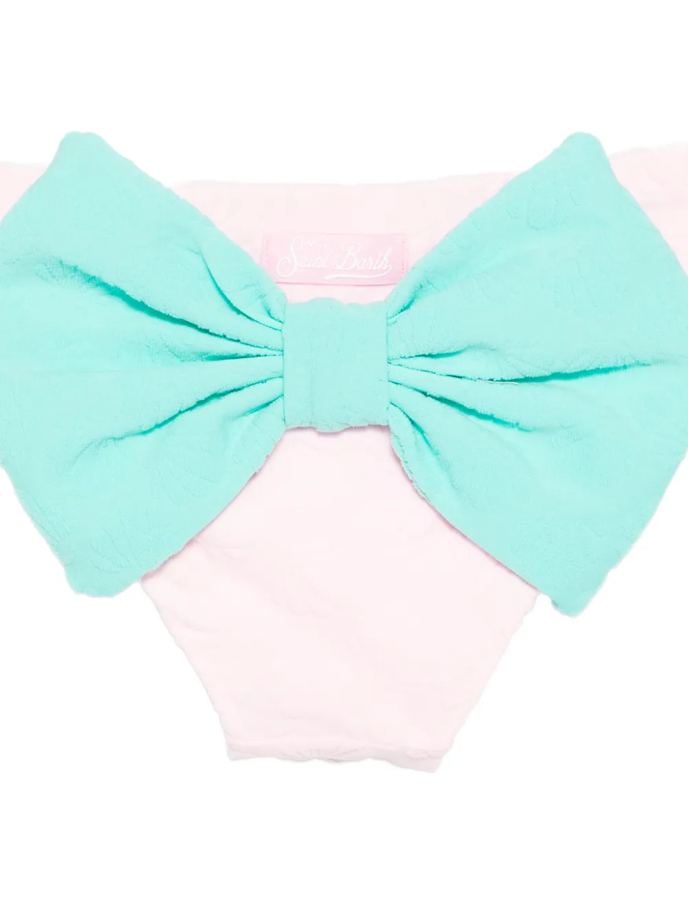 MC2 Saint Barth Kids Bikinibroek met strik Roze