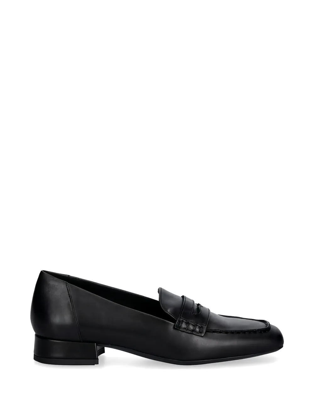 VAGABOND square toe penny loafers - Nero