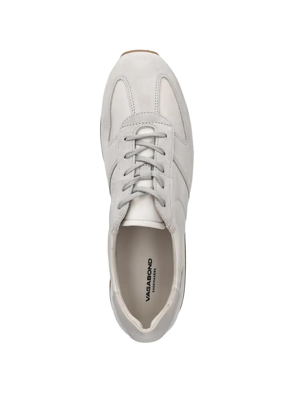 VAGABOND Sneakers met suède vlak Beige