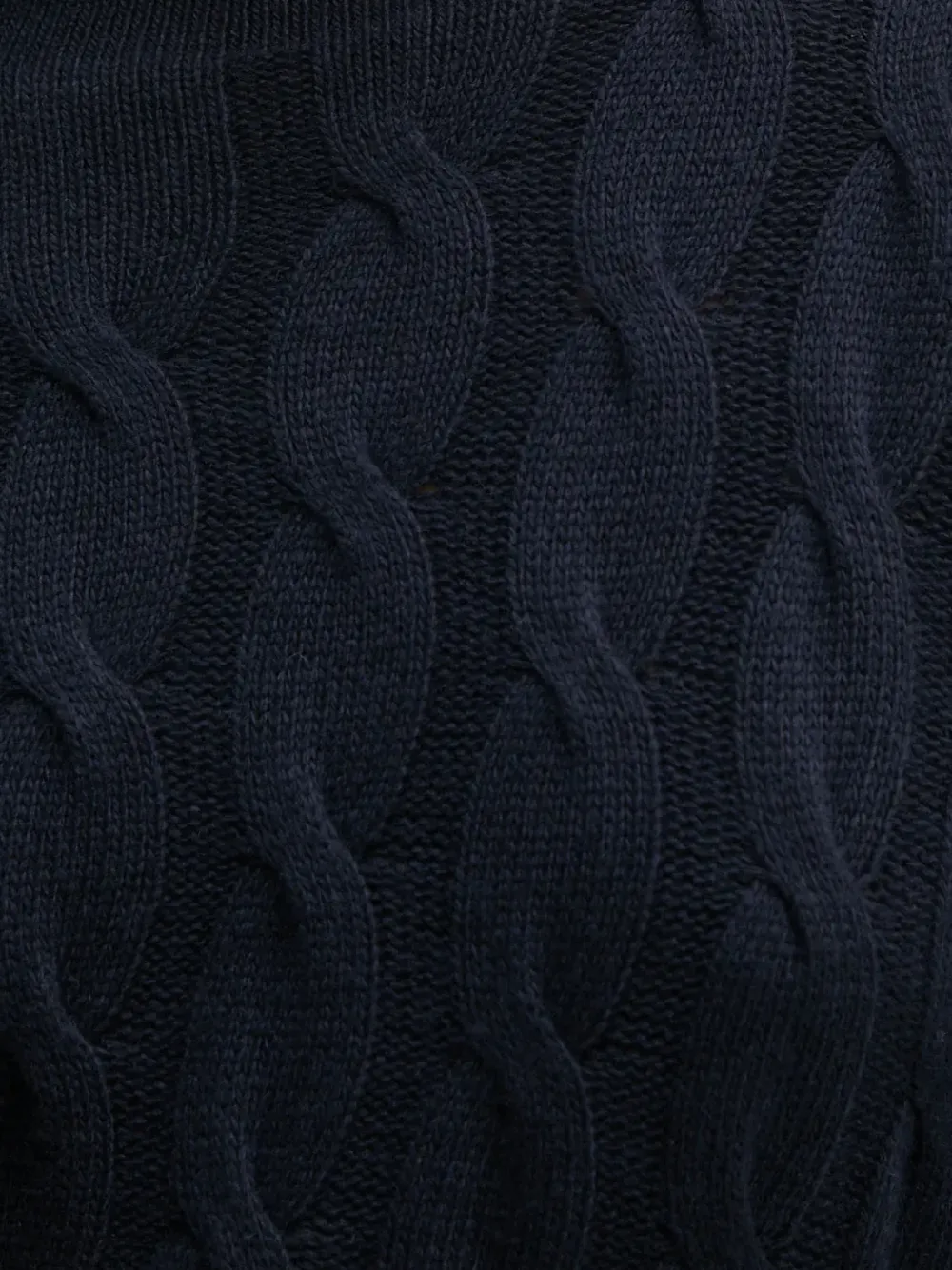 Benetton Kabelgebreide trui Blauw