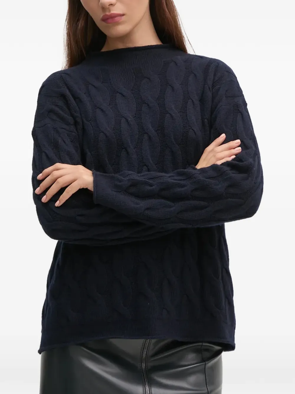 Benetton cable-knit sweater