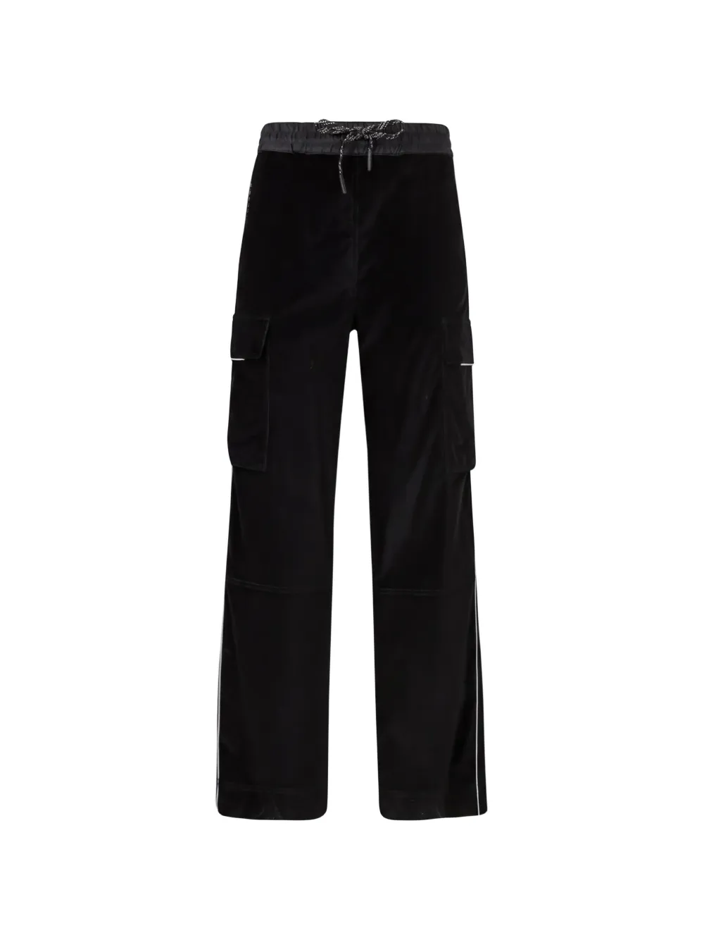 Moncler Corduroy Cargo Pants In Neutral