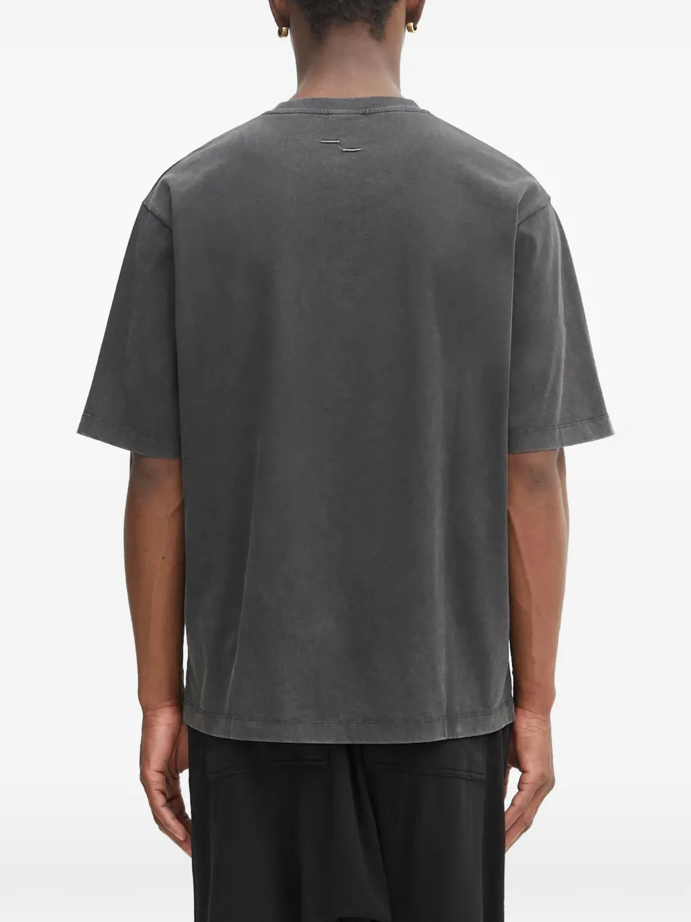 Filling Pieces Katoenen T-shirt met logopatch Grijs
